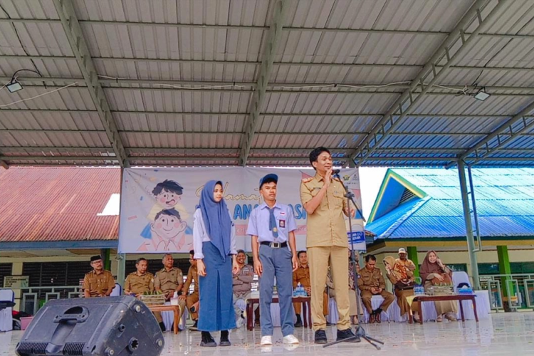 Peringatan Hari Anak Nasional (HAN) ke-40 di SMAN 4 Kendari 